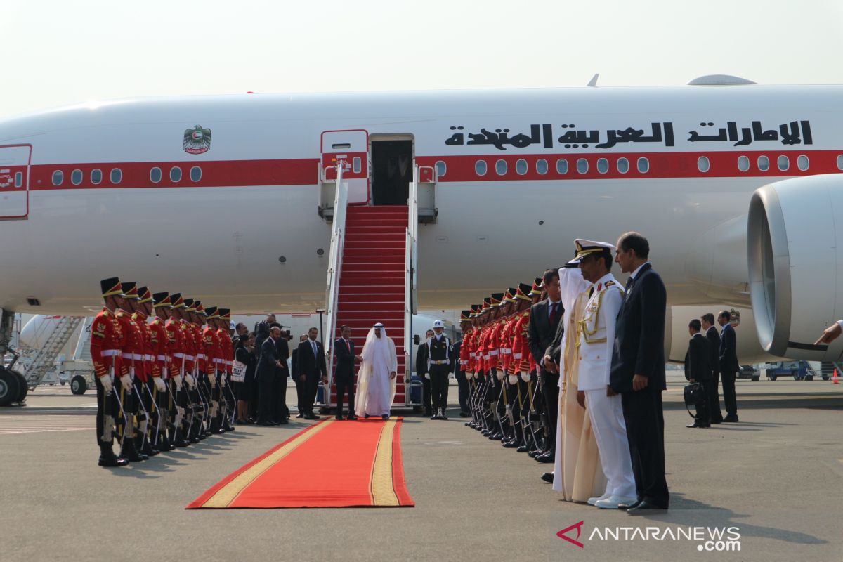 Presiden Joko Widodo jemput putra mahkota Abu Dhabi