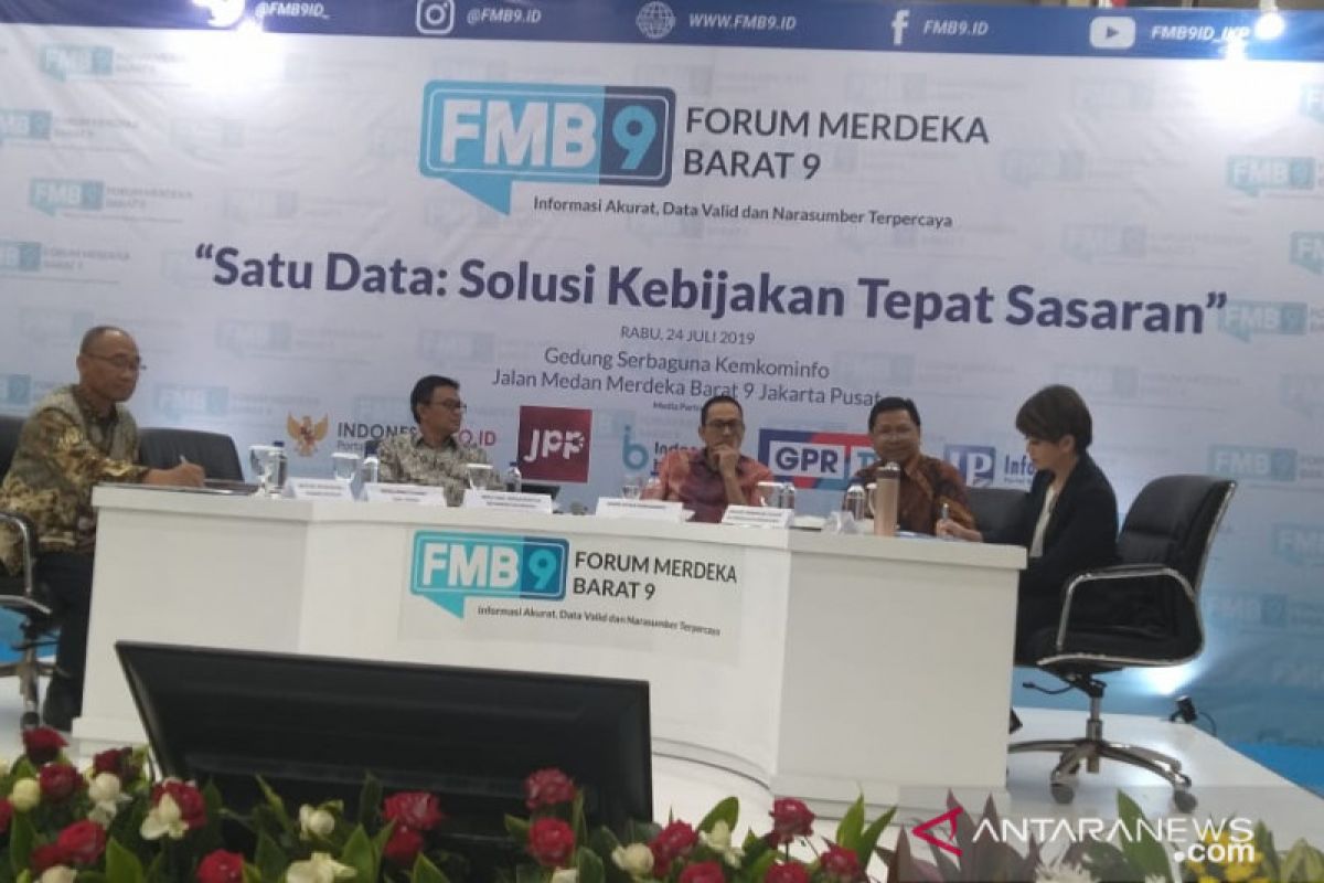 Bappenas: Satu Data Indonesia akan ciptakan sinkronisasi data