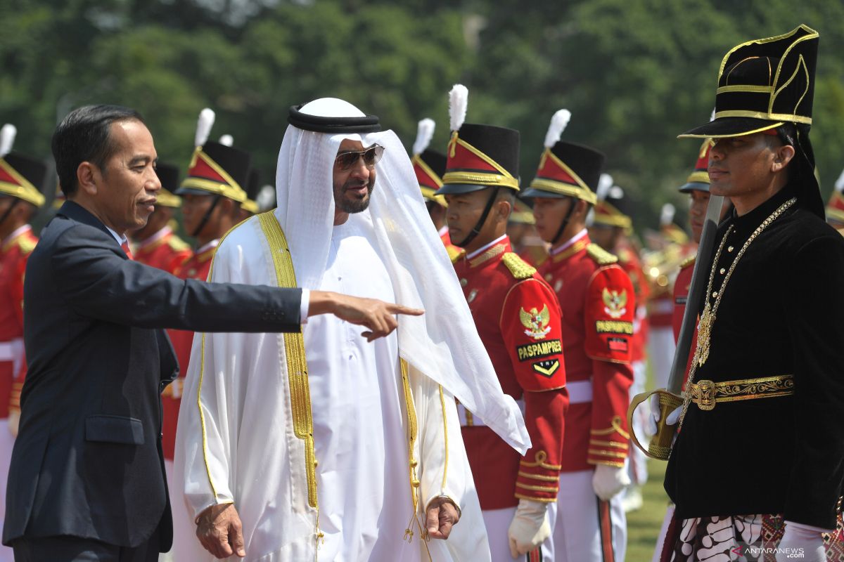 Pangeran Mohamed berkunjung ke Istana Bogor
