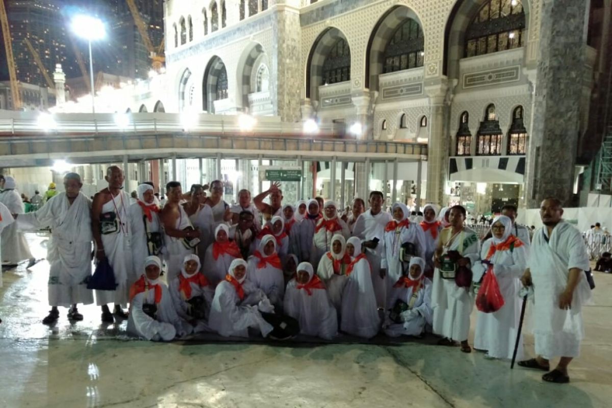 Calhaj Bengkalis jalani ibadah umroh di Mekkah