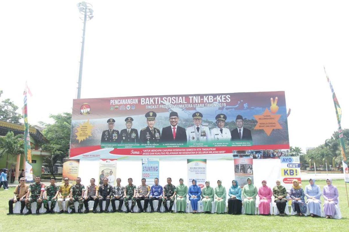 Bulan Bakti KB-KES- TNI dilaksanakan di Kota Binjai