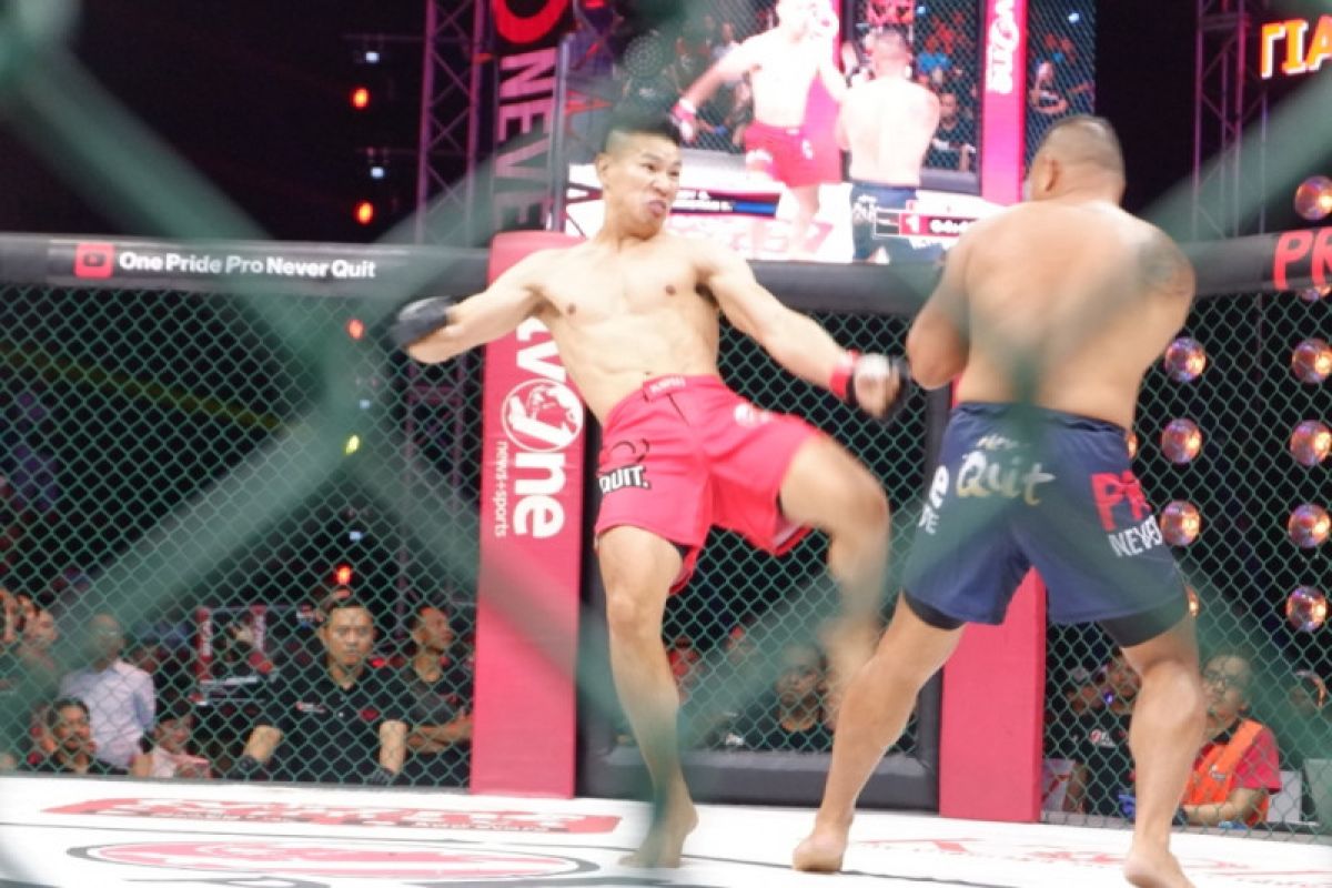 Rudy Gunawan bakal pertahankan sabuk welterweight One Pride di Senayan