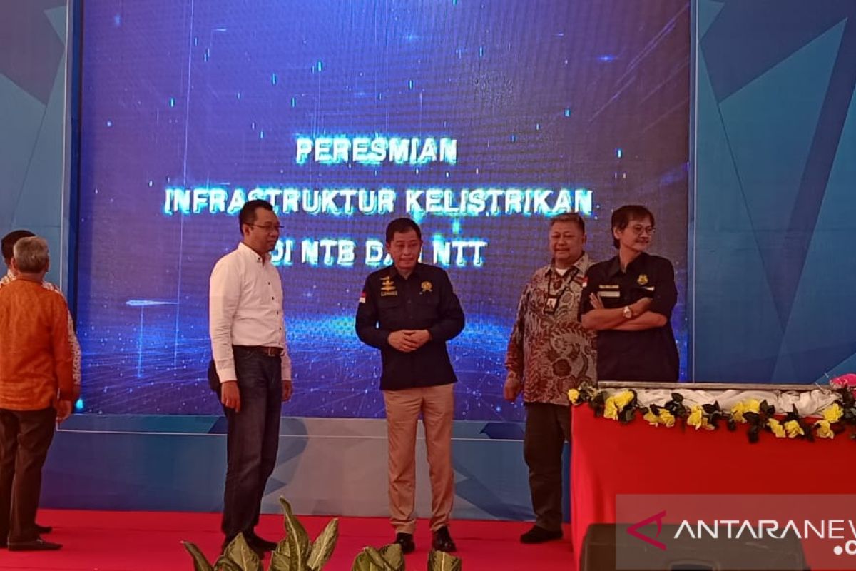 Menteri ESDM resmikan infrastruktur kelistrikan di NTB n NTT