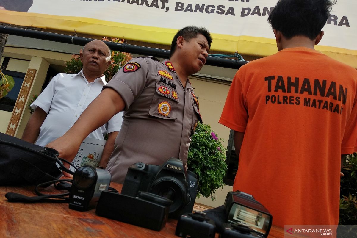 Polres Mataram tangkap pencuri kamera studio foto