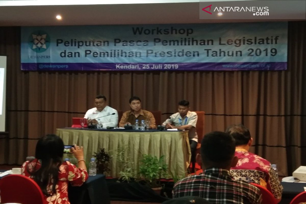 Dewan Pers gelar workshop peliputan pascapemilu di Kendari