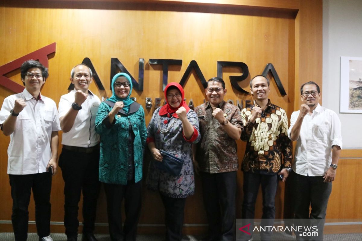 Bupati Bogor kunjungi LKBN Antara untuk promosi pariwisata