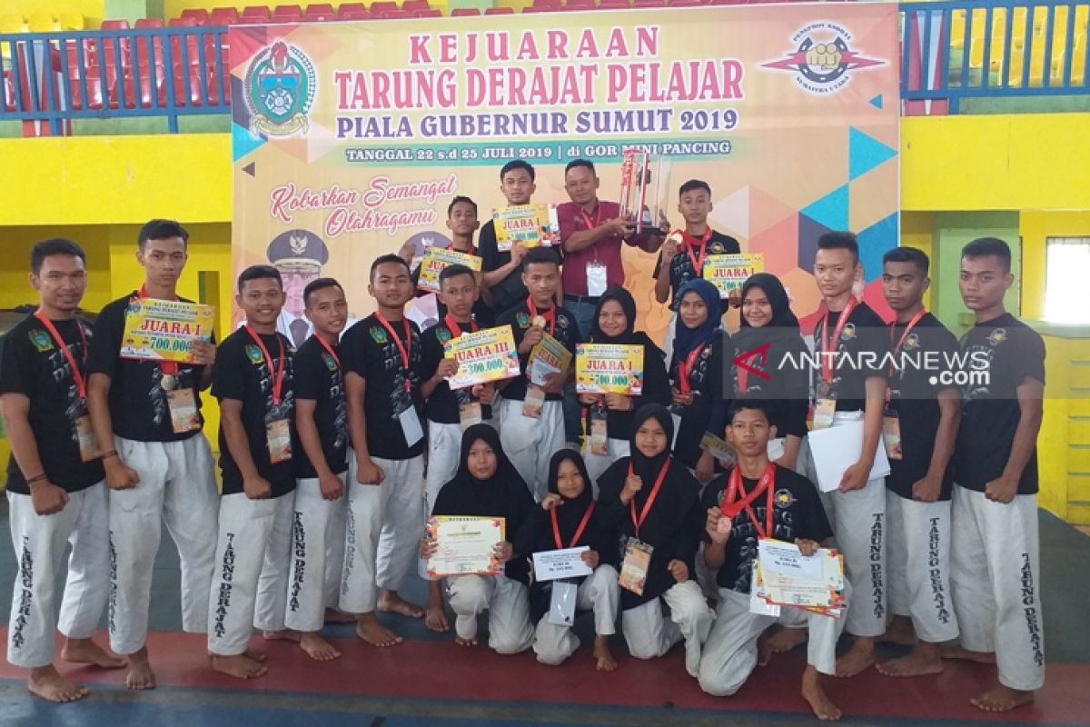 Asahan juara umum Kejurda Tarung Derajat Piala Gubernur Sumut