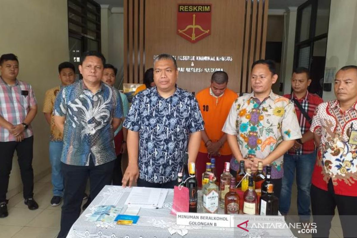 Ditreskrimsus Babel tangkap penjual minuman beralkohol tanpa izin