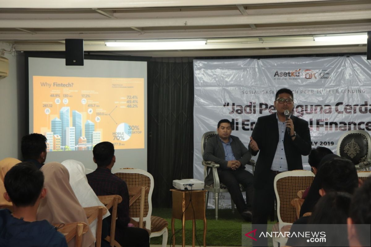 Asetku literasikan Fintech P2P di Pekanbaru