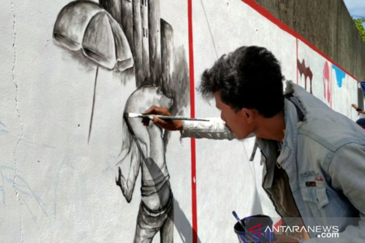 Puluhan peserta ikuti Festival Mural di event TCOF