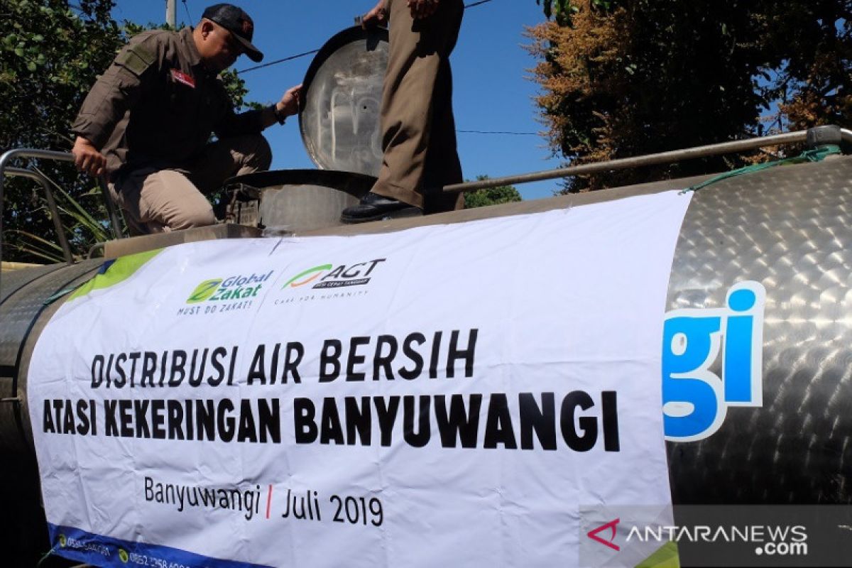 ACT dan MRI salurkan 15.000 liter air bersih ke Banyuwangi