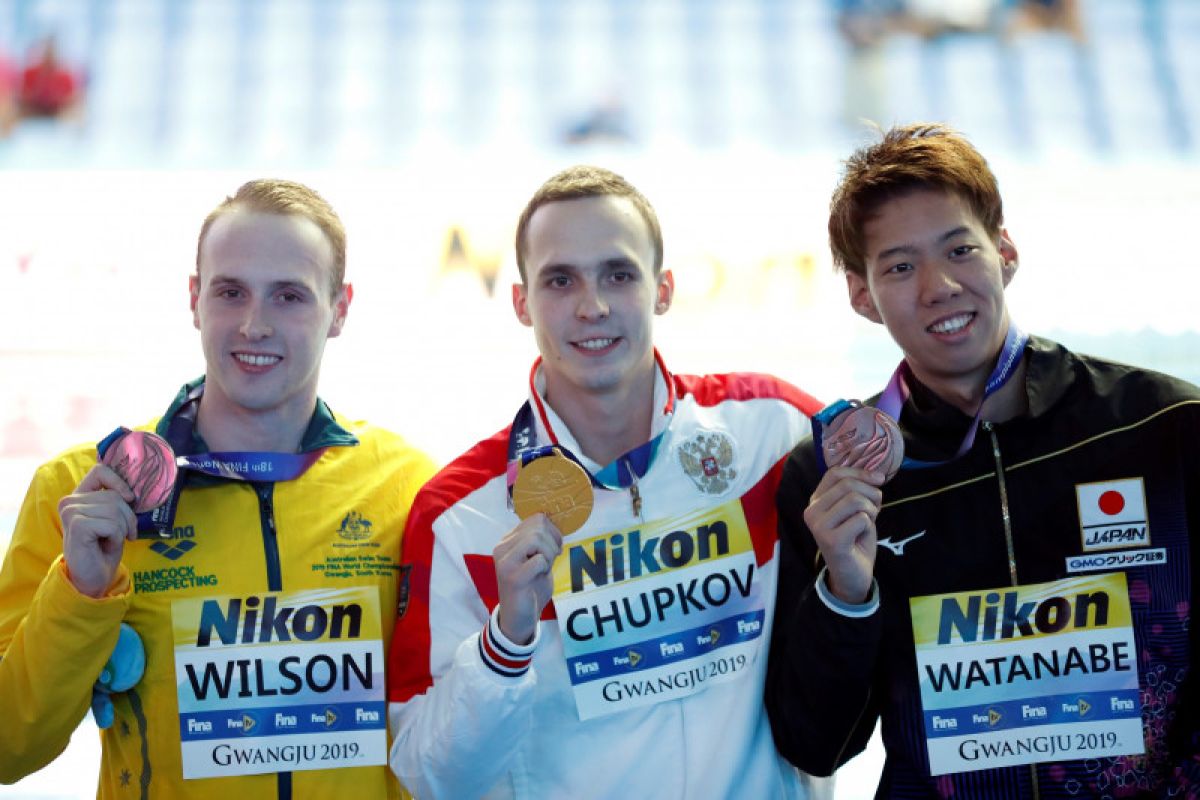 Perenang Rusia Anton Chupkov pecahkan rekor nomor 200m gaya dada