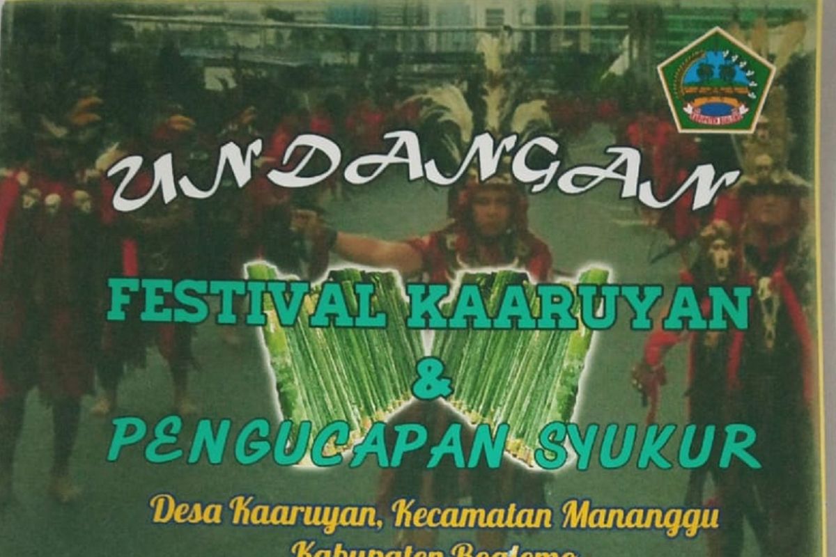 Pemprov Gorontalo dukung Festival Kaaruyan menjadi agenda tahunan