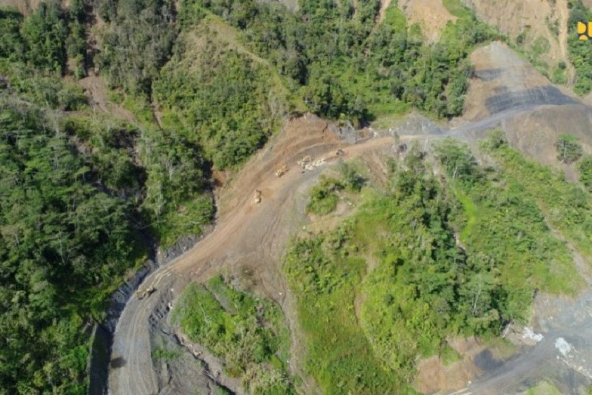 Kementerian  PUPR lanjutkan pembangunan jalan perbatasan Indonesia - Papua Nugini di Papua