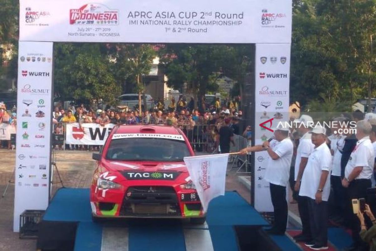 Gubernur Sumut lepas peserta Asia Pasific Rally Championship 2019