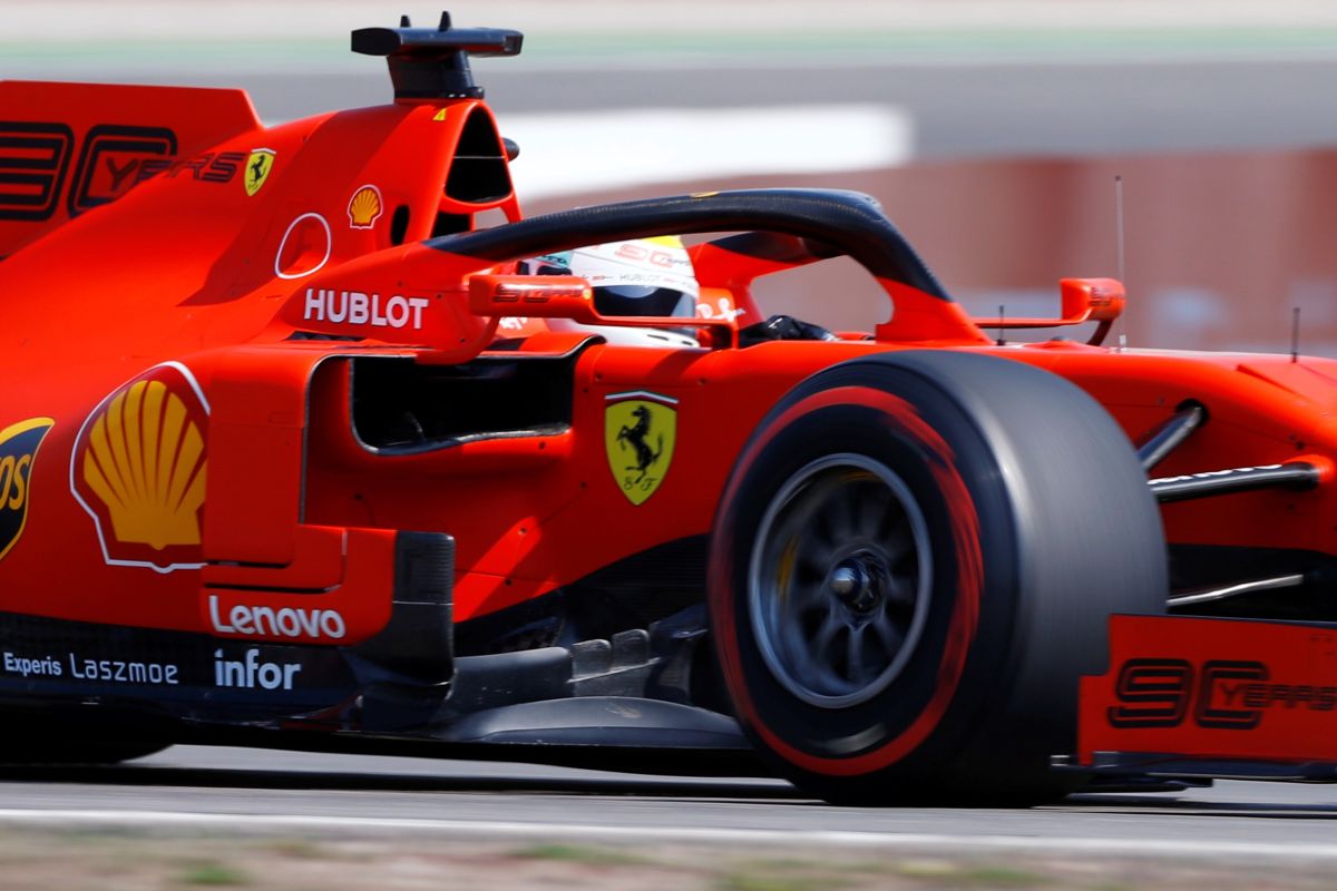 Pebalap Ferrari kuasai sesi FP1 GP Jerman