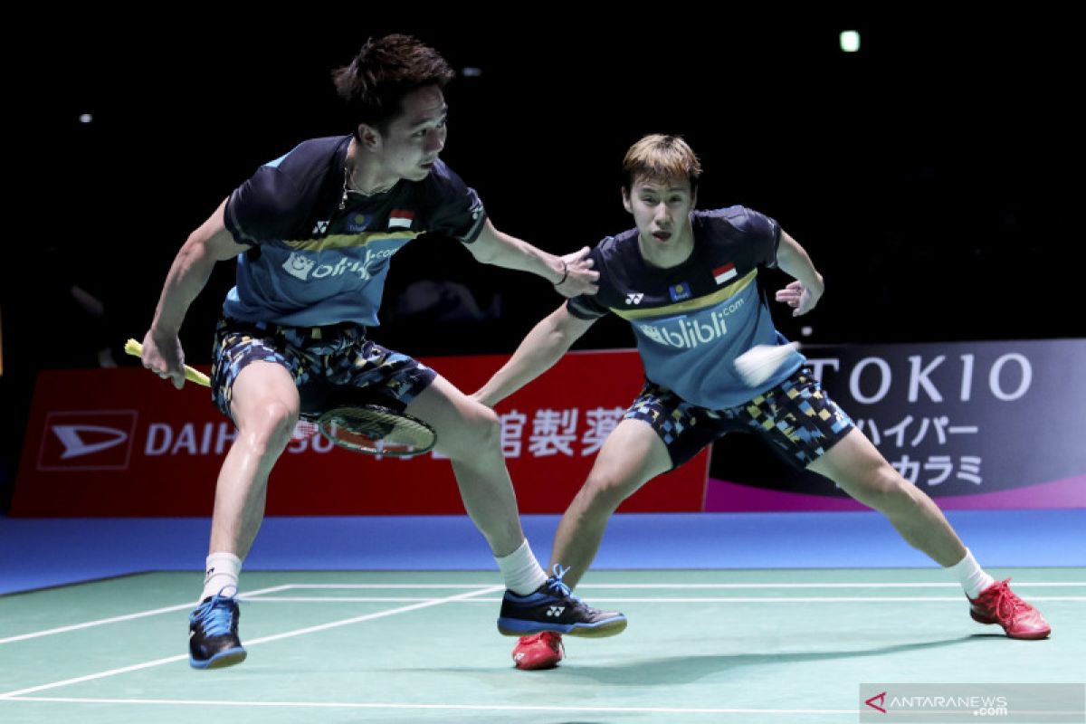 Kebanggaan Minions pada ganda putra bisa 'All Indonesia' di Japan Open