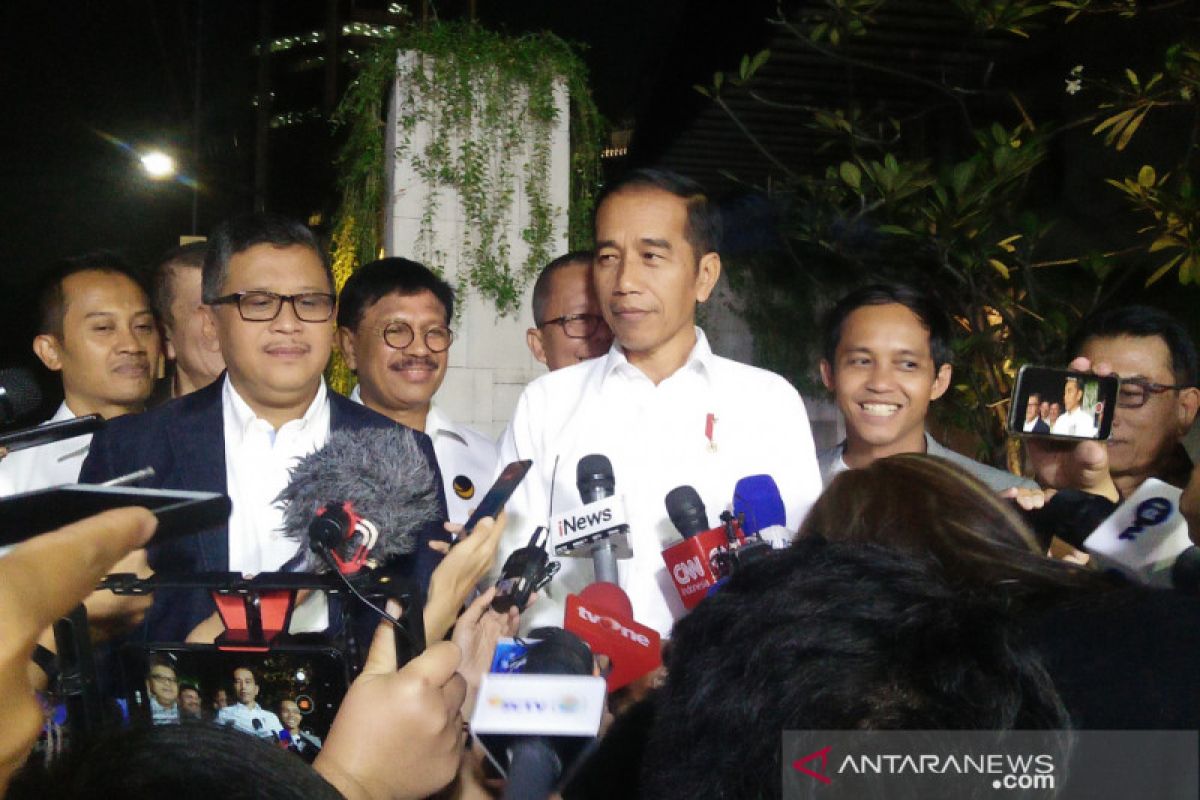 Arsul: Jokowi tidak bicarakan calon menteri pada pembubaran TKN