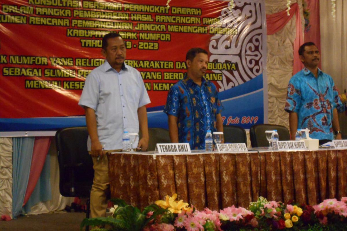 Bappeda Biak Numfor gelar konsultasi awal rancangan RPJMD 2019-2023