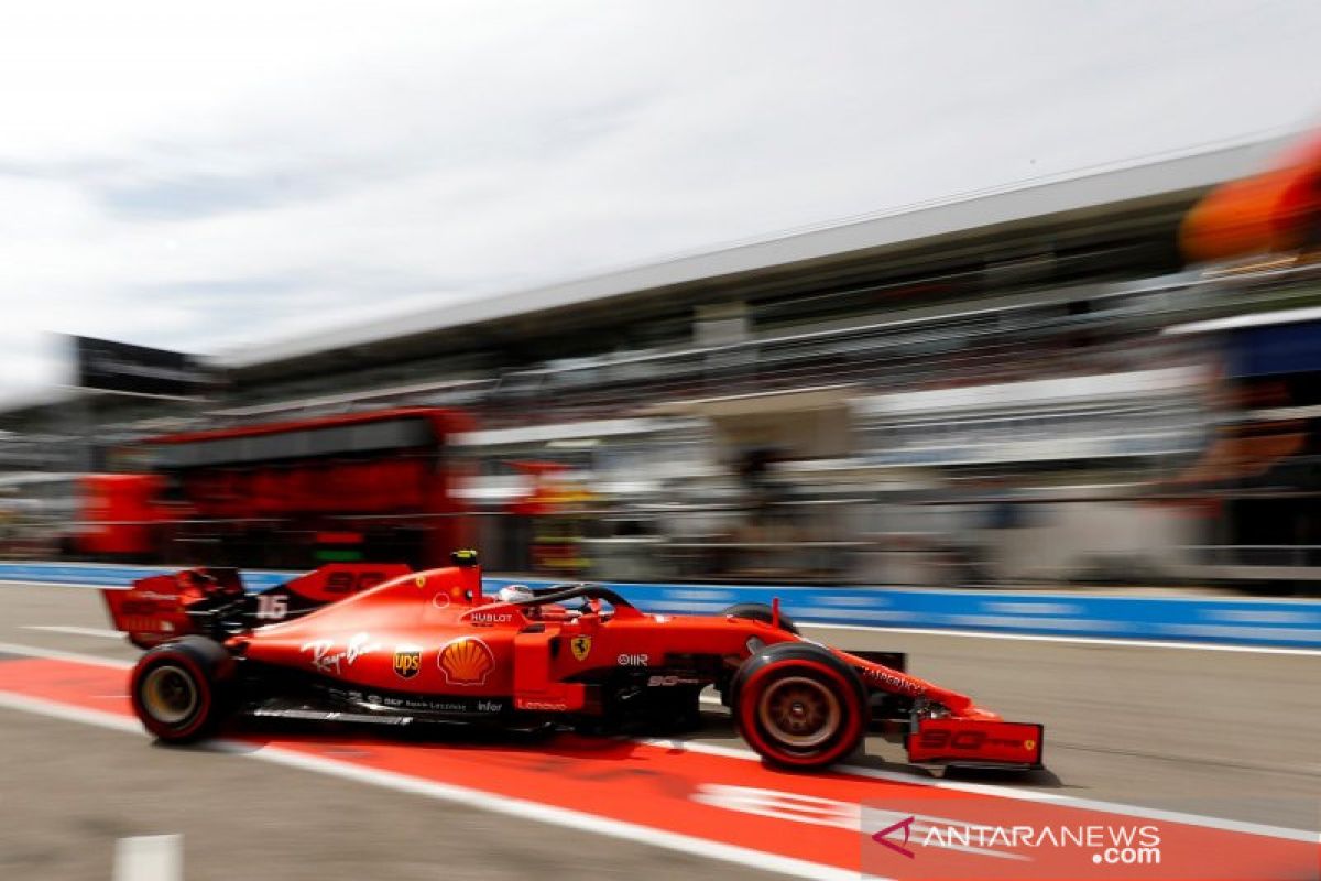 Ferrari tercepat di seluruh sesi latihan GP Jerman
