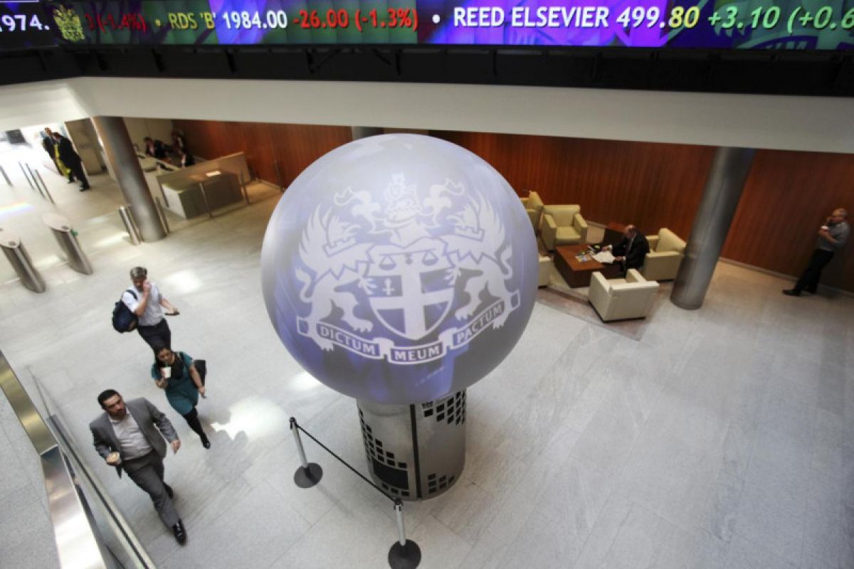 Indeks FTSE-100 Inggris ditutup melemah 0,78 persen