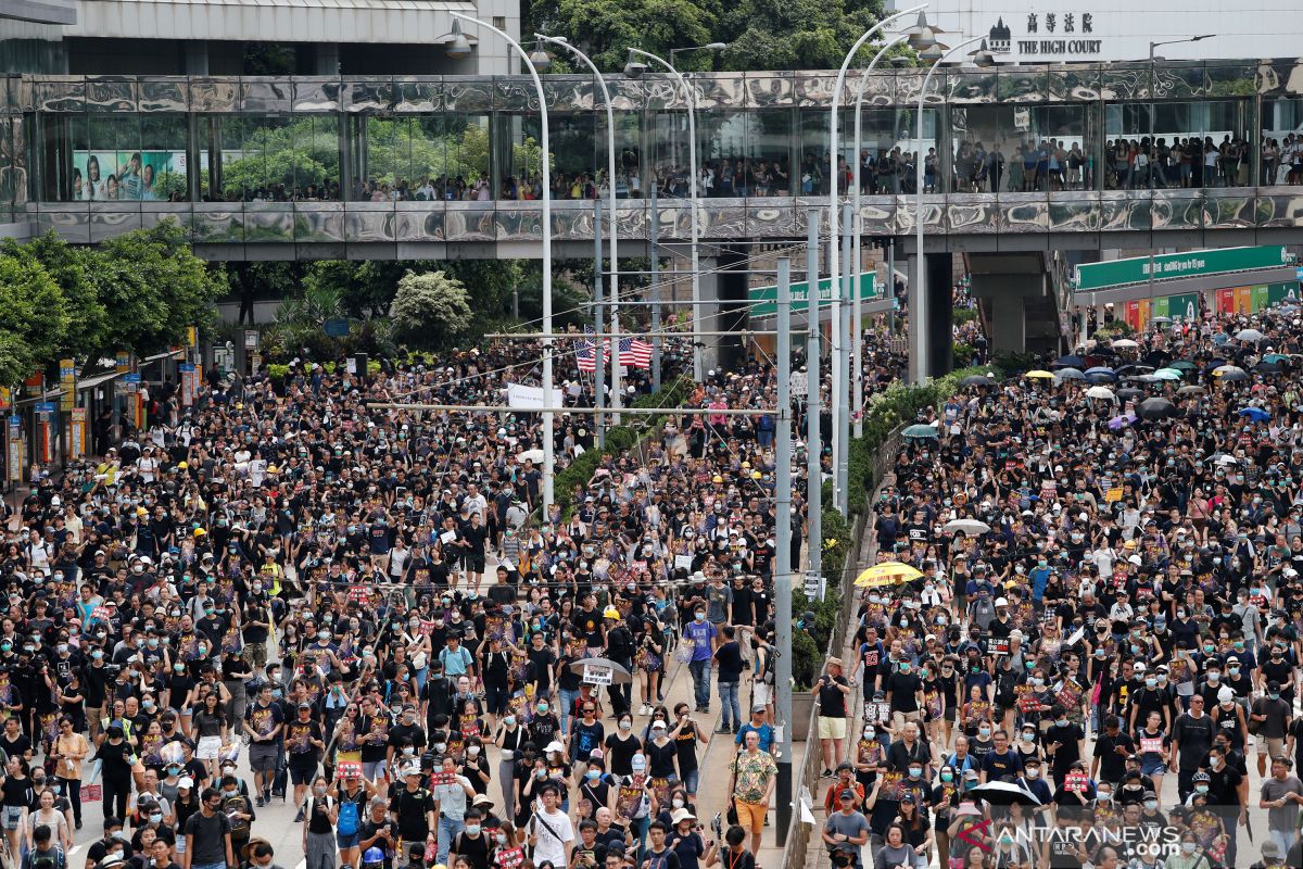 PBB minta kepolisian Hong Kong  untuk menahan diri hadapi demonstran