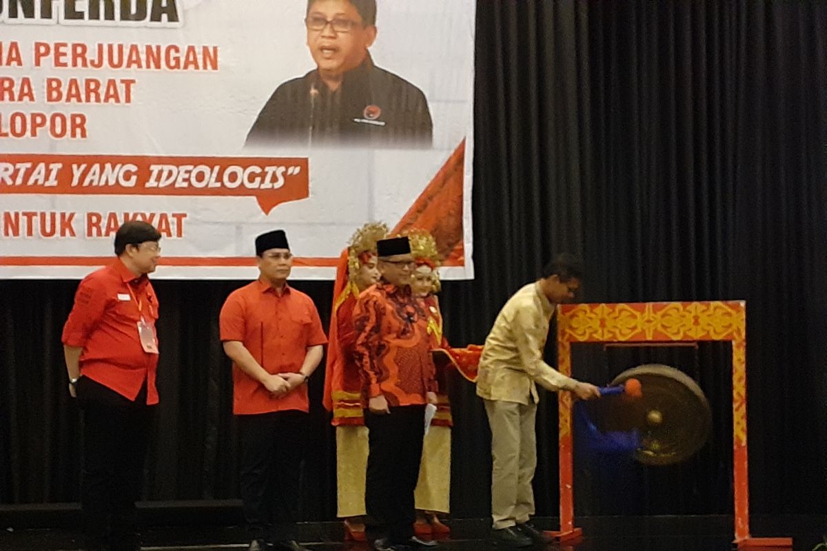 Alek Indra Lukman kembali terpilih pimpin PDI Perjuangan Sumbar