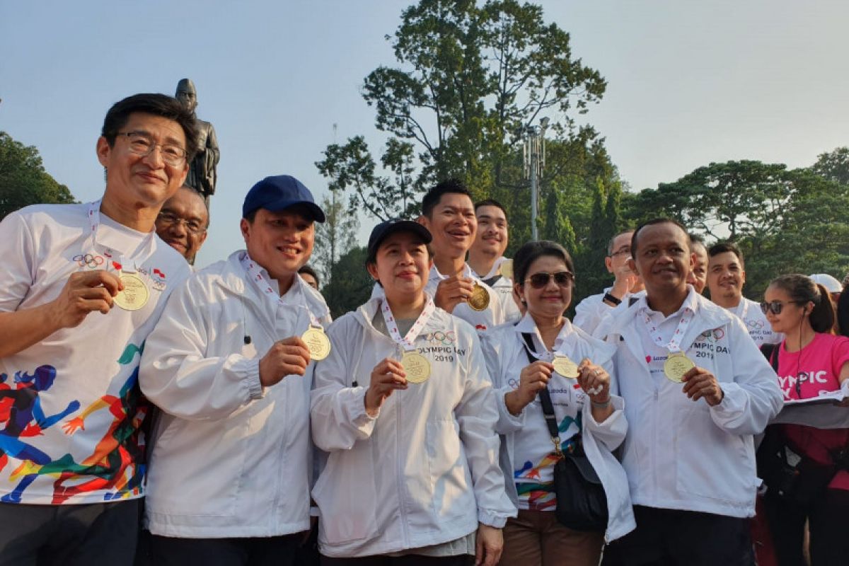 2.020 pelari meriahkan Olympic Day Run di Senayan, Jakarta