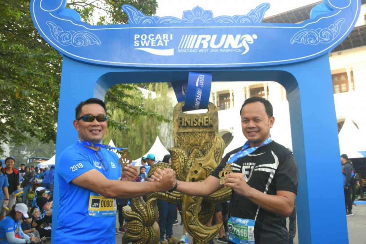 Ridwan Kamil Ikuti Lari 5K Bandung West Java Marathon