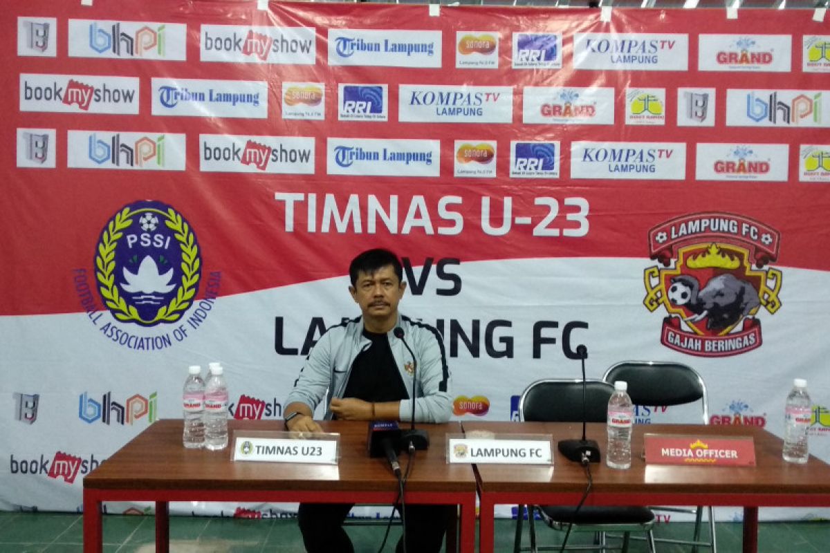 Laga uji coba, TImnas U23 kalahkan Lampung FC 2-0