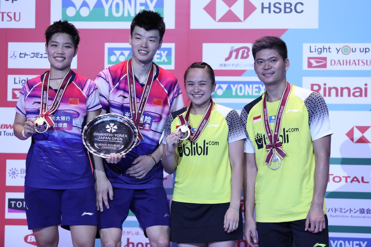 Japan Open 2019 -- Praveen/Melati akui keunggulan Wang/Huang