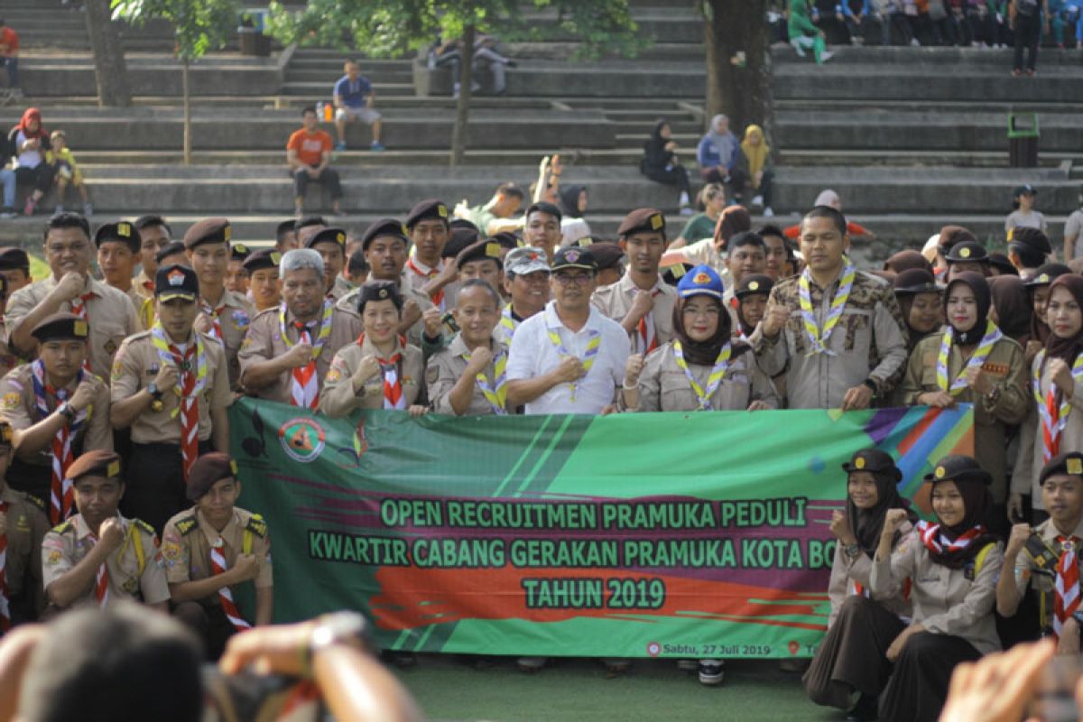 Pramuka Penggalang se-Kota Bogor ikuti seleksi Pramuka peduli