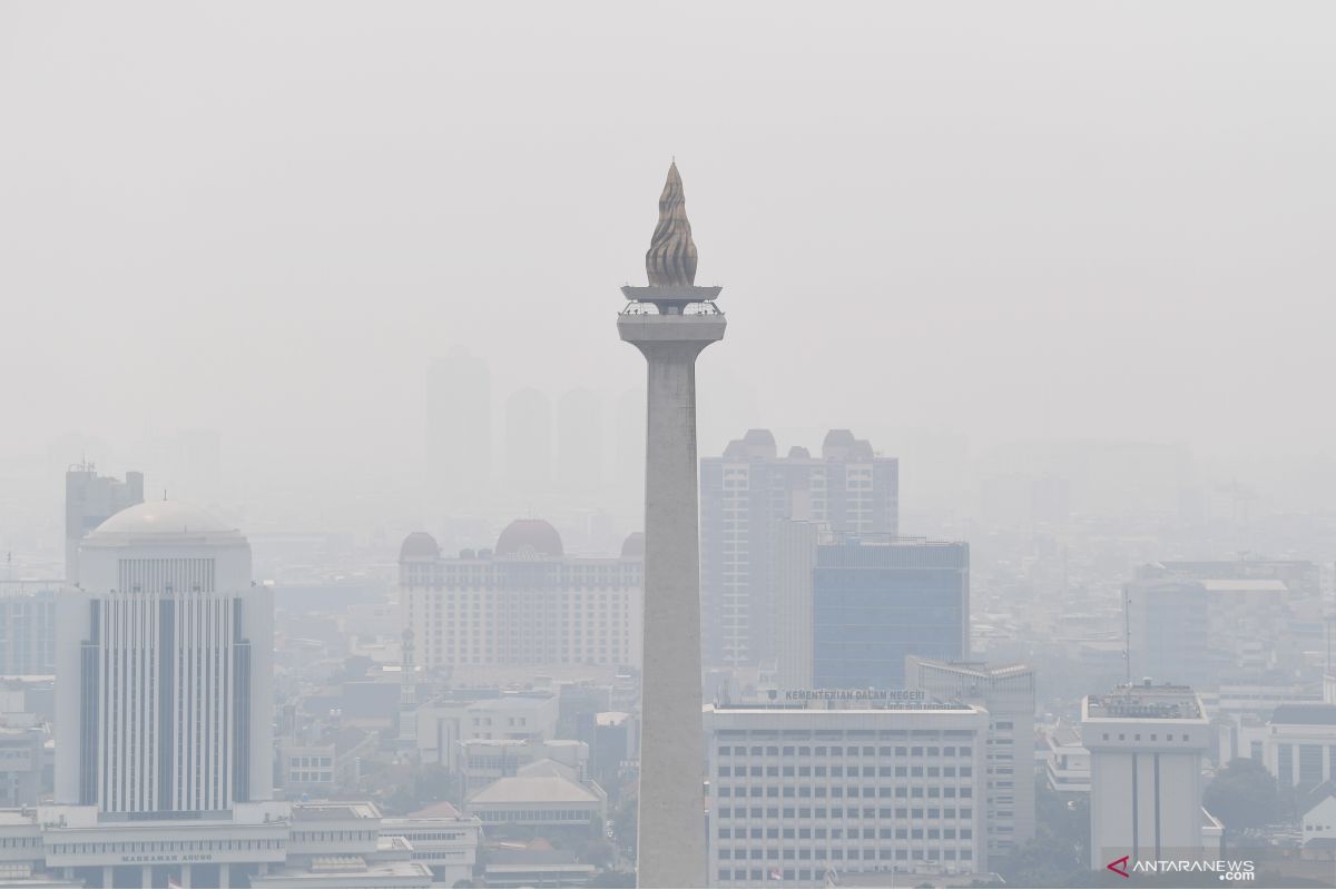 Rabu pagi kualitas udara Jakarta masuk kategori tidak sehat bagi kalangan tertentu