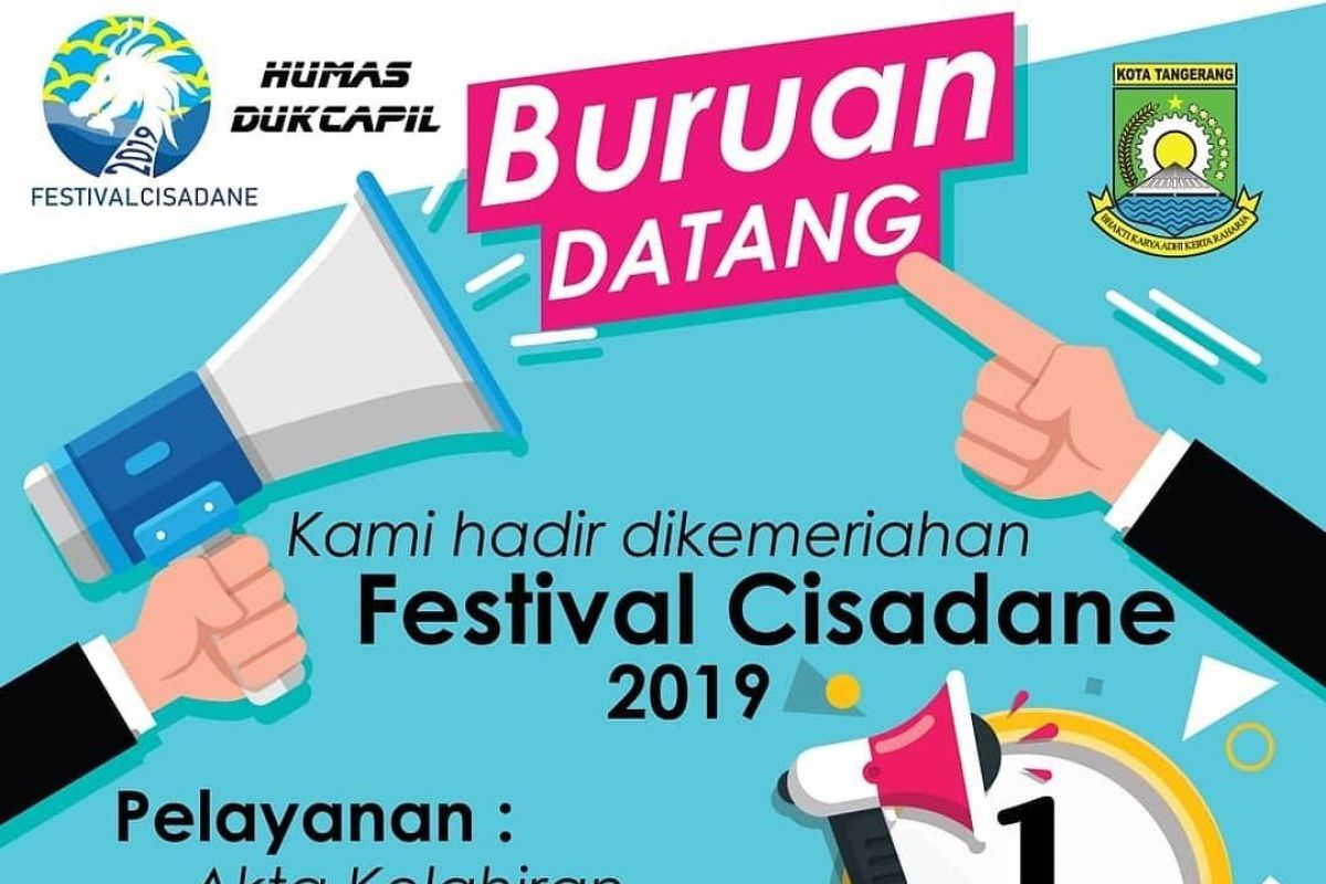 Disdukcapil Kota Tangerang buka layanan sehari jadi di Festival Cisadane