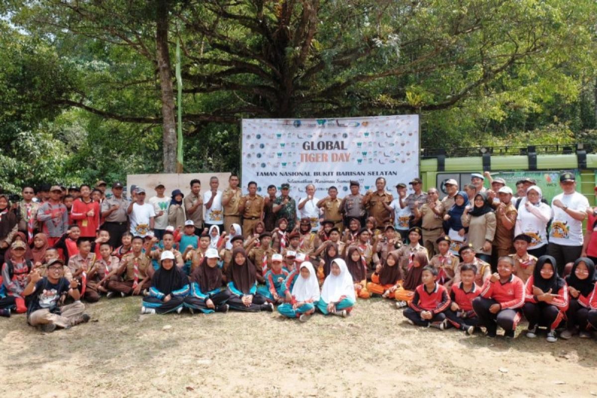 Balai TNBBS dan WCS-Sumatran Tiger Project gelar kampanye "Global Tiger Day"