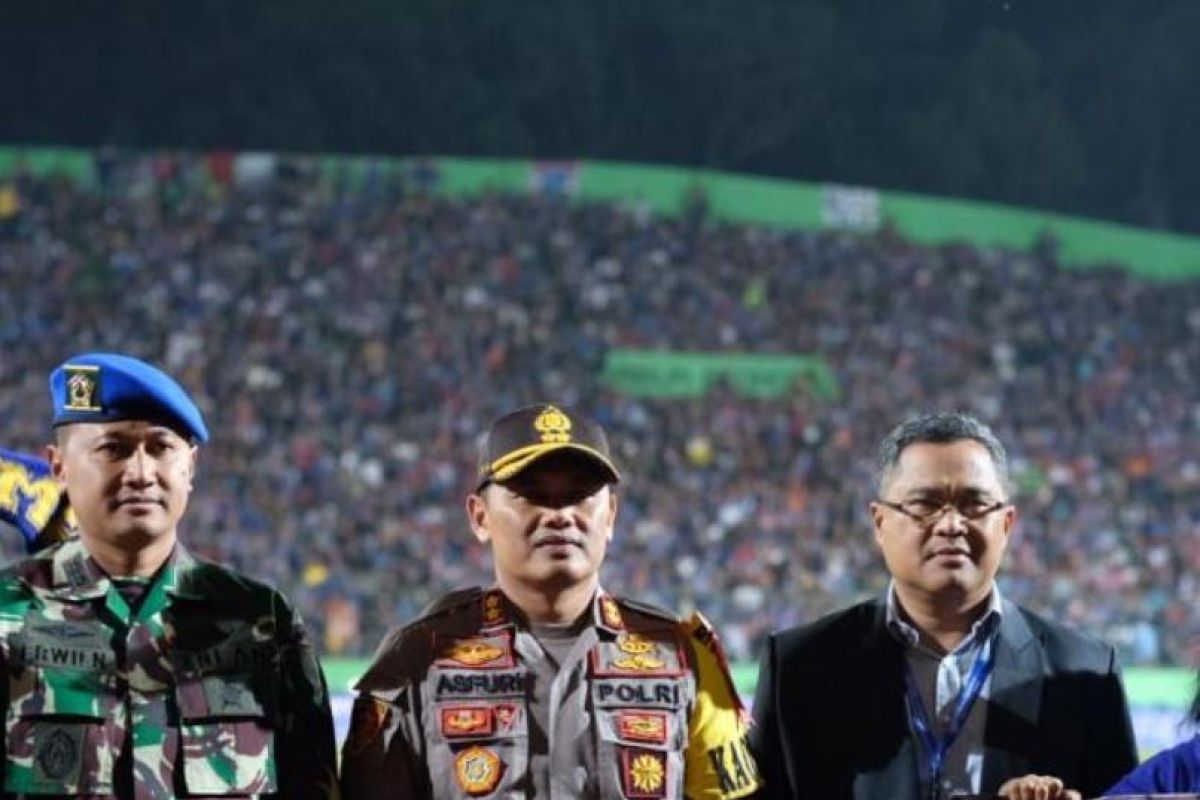 1.309 personel keamanan dikerahkan saat Arema hadapi Persib