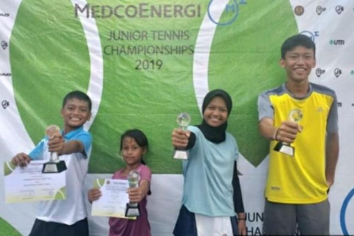 Petenis junior Musi Banyuasin berjaya di Turnamen  MedcoEnergi