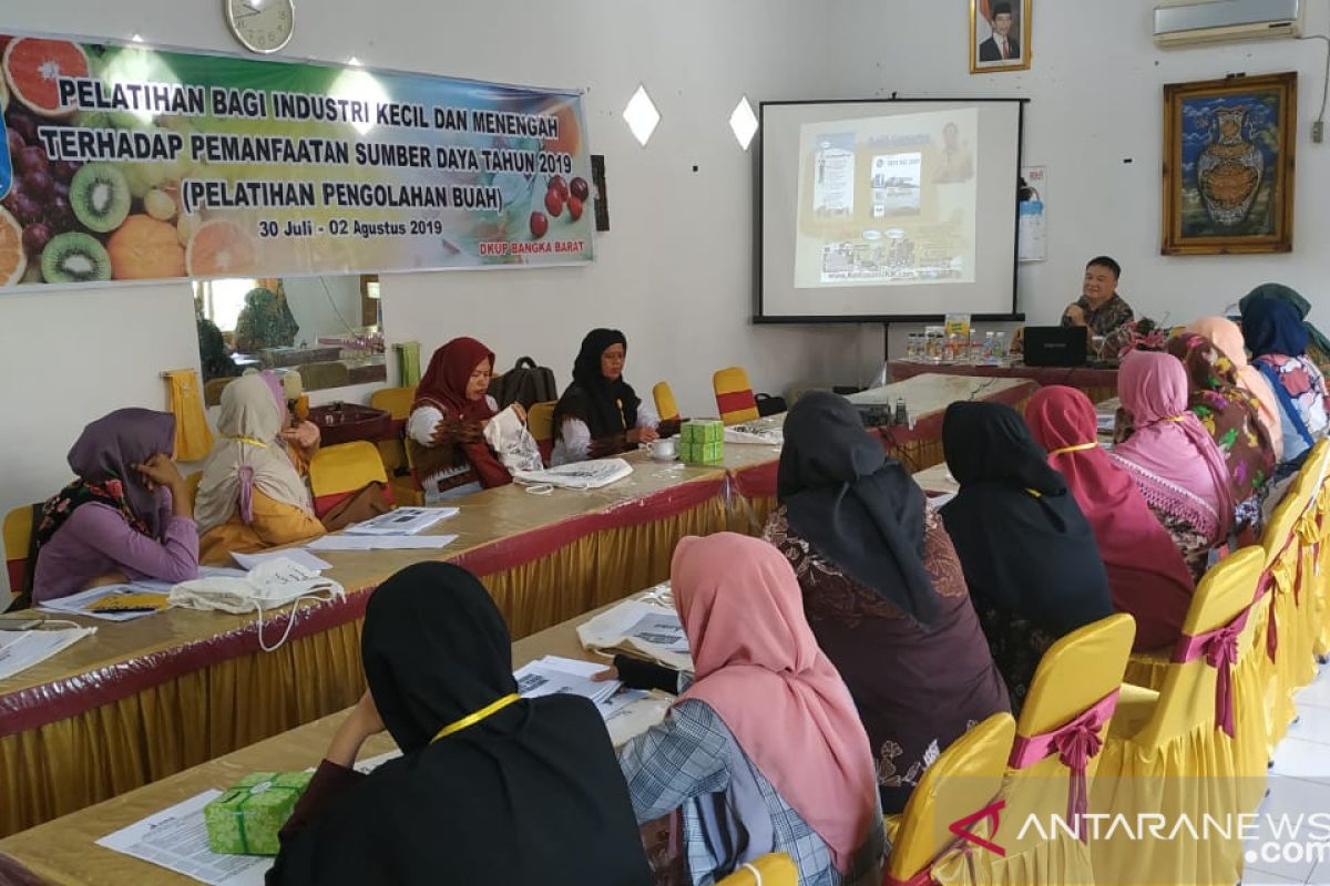 Pemerintah Kabupaten Bangka Barat gelar pelatihan mengolah buah