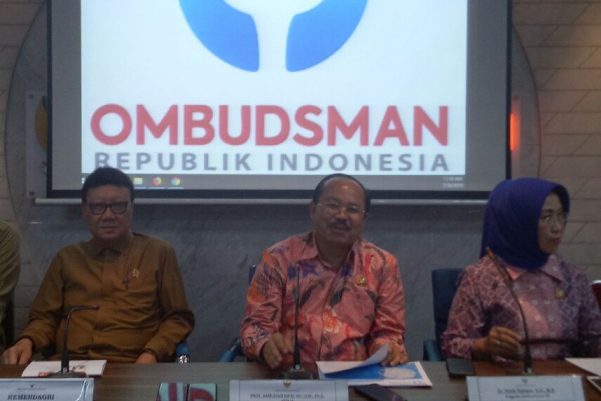 Ombudsman: Keluhan masyarakat terbanyak ditujukan pada pemda