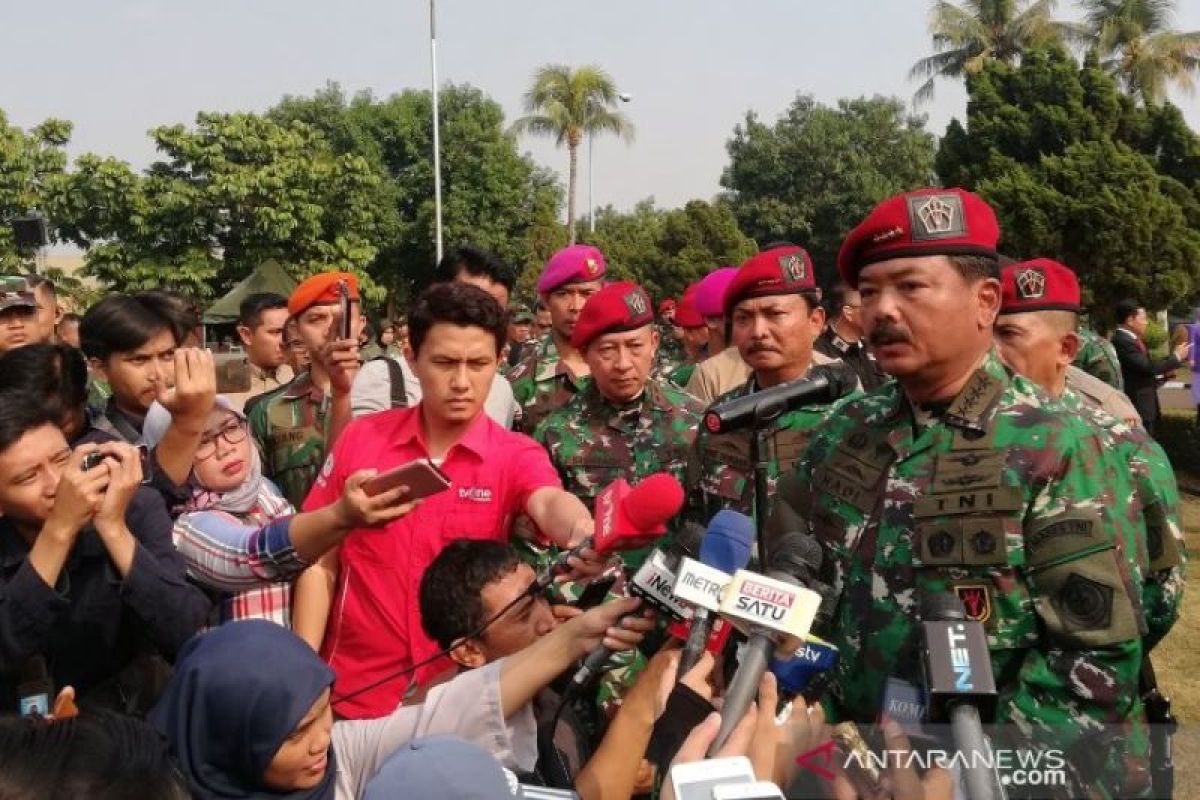 Panglima TNI: Koopsus 80 persen jalankan fungsi penangkal terorisme