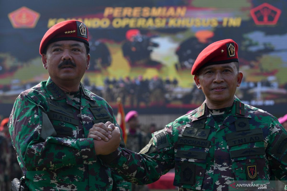 Panglima TNI: Koopsus tak nihilkan peran pasukan elit tiap matra