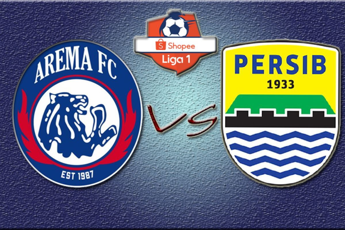 Hasil Liga 1: Persib vs Arema 3-0 di babak pertama