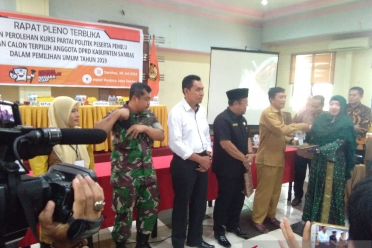 45 Anggota Dewan terpilih hasil Pemilu 2019 di Kabupaten Sambas