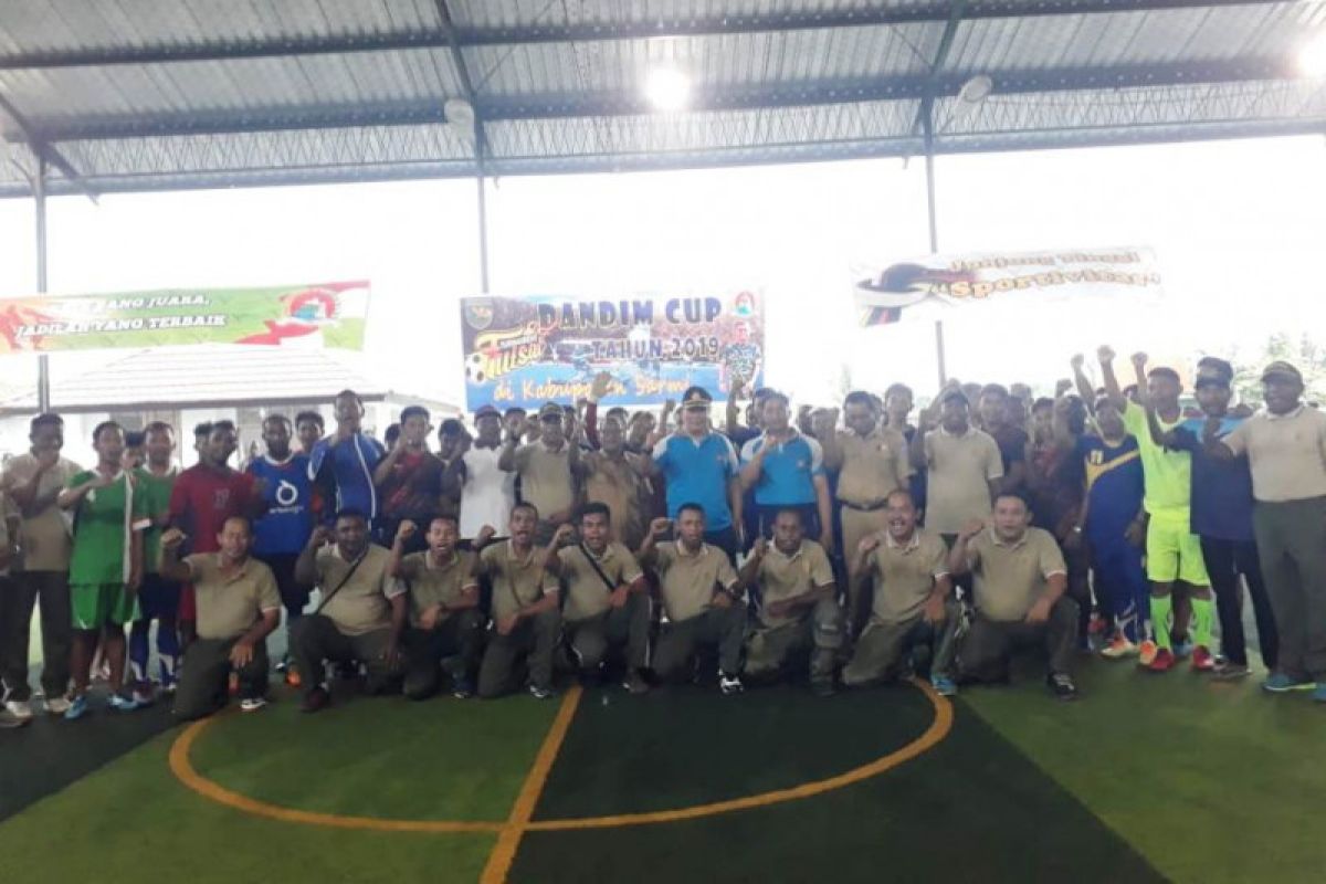 20 tim ikuti turnamen futsal Dandim Sarmi Cup 2019