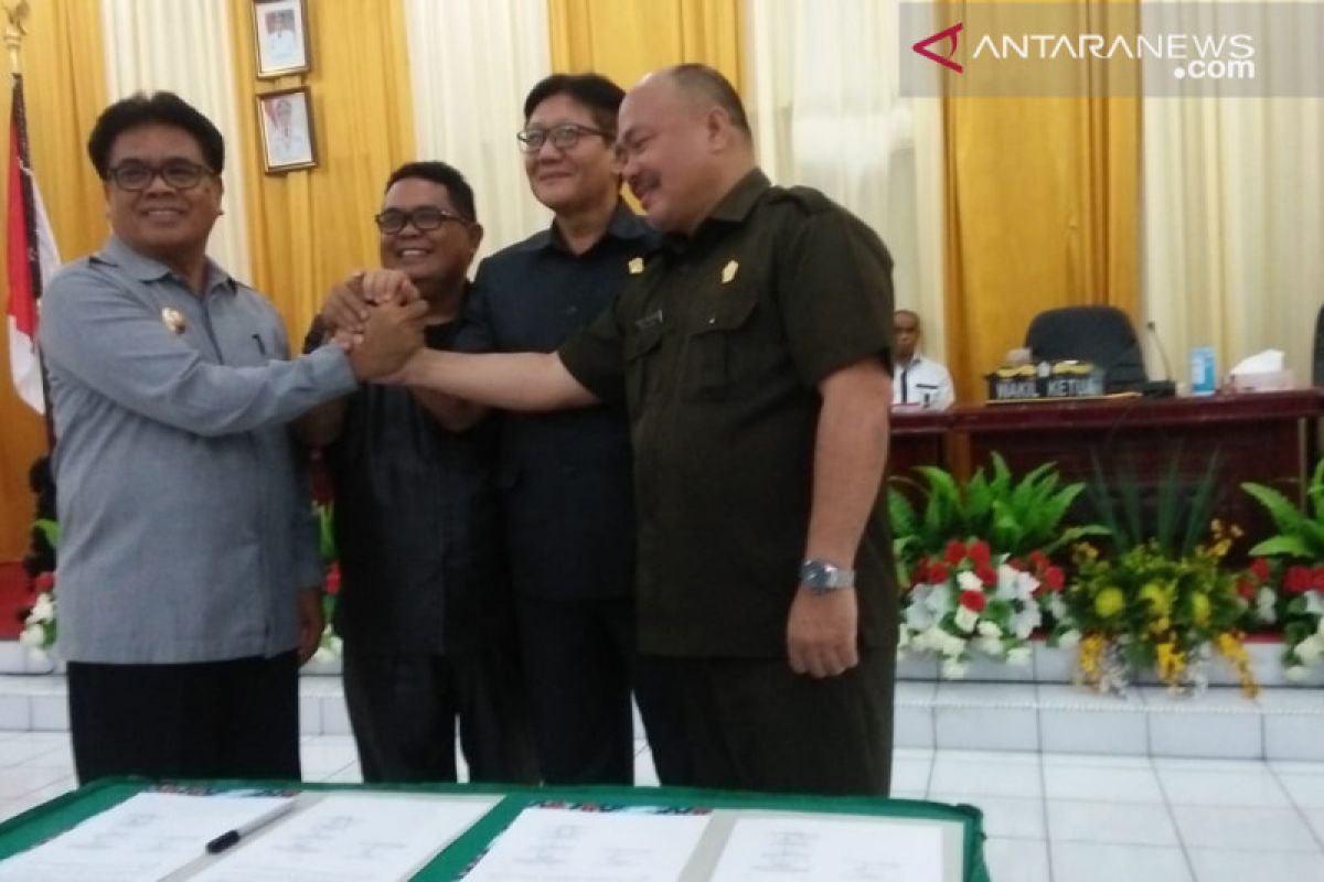 Pemkab dan DPRD Sangihe setujui KU-PPAS tahun 2020