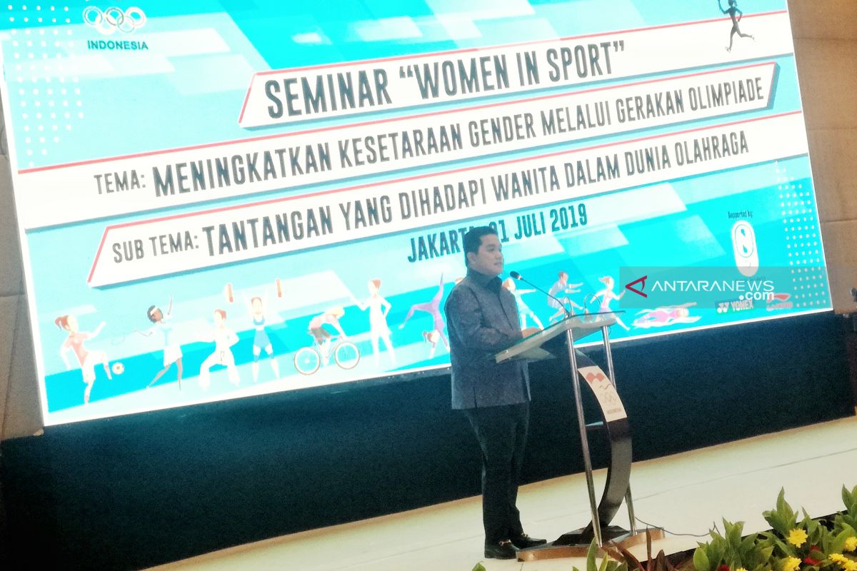Erick Thohir sebut perempuan berkontribusi dalam ASIAN Games 2018