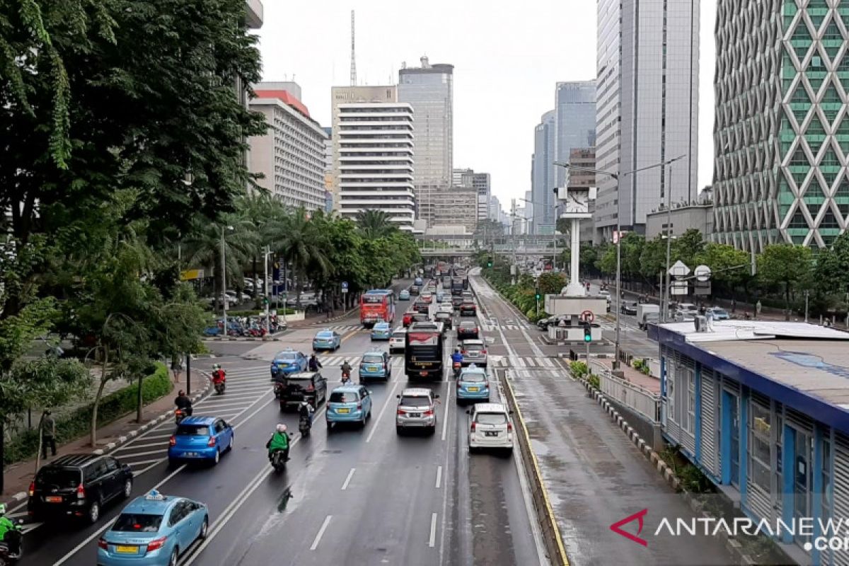 Kualitas udara Jakarta Rabu sore tidak sehat bagi kelompok sensitif