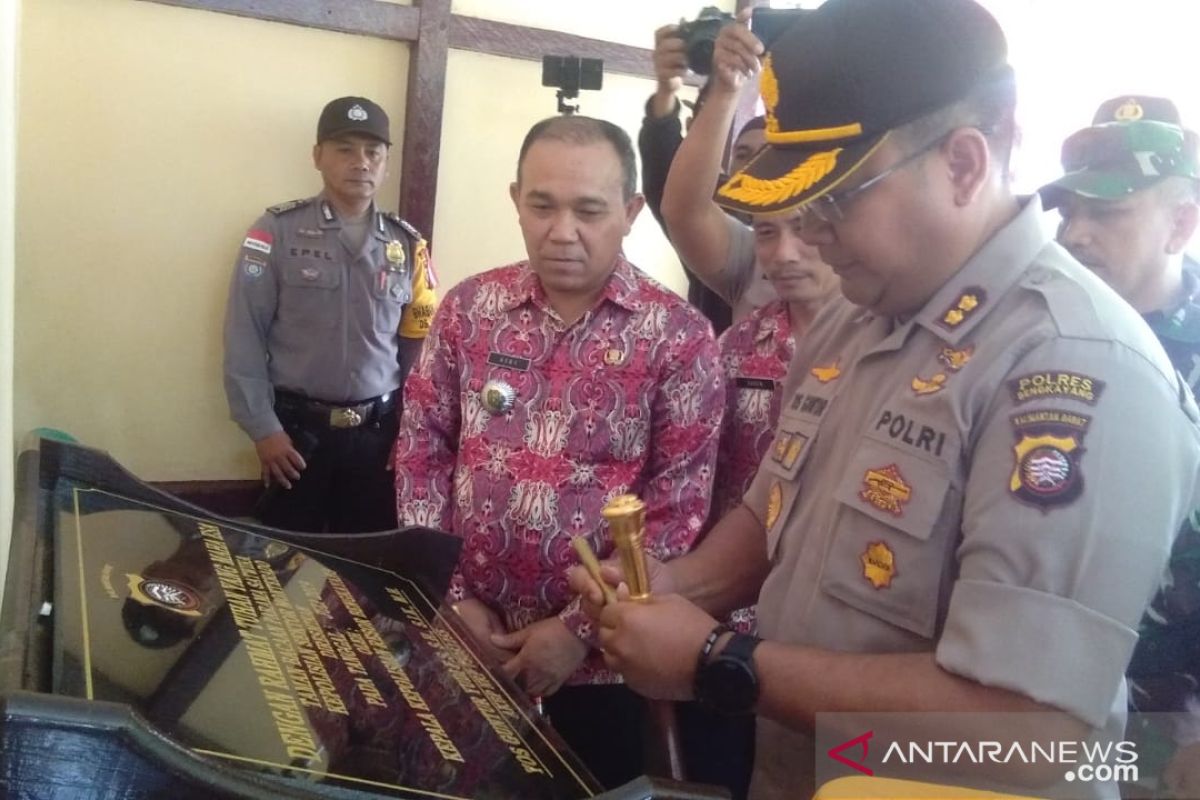 Melalui Taman Baca, Polres Bengkayang tingkatkan wawasan masyarakat