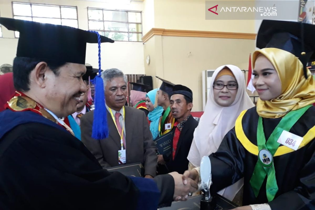 IAIN Palu cetak lima wisudawan berprestasi terbaik 2019