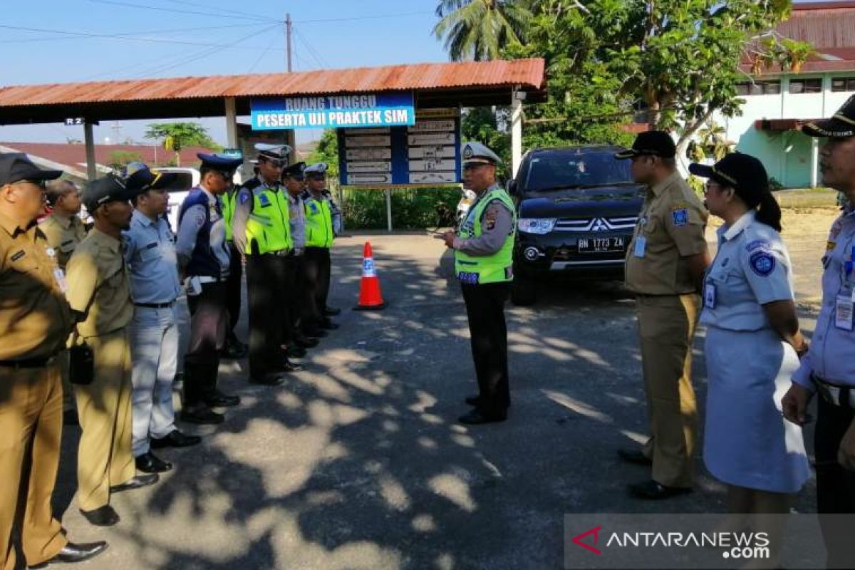 Jasa Raharja Babel razia gabungan bersama Satlantas Polres Pangkalpinang